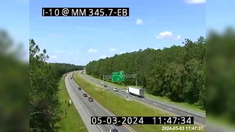 Jacksonville: I-10 @ MM 345.7 Traffic Camera