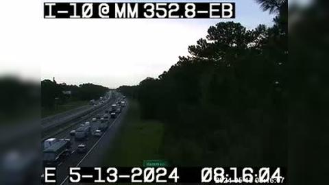 Jacksonville: I-10 @ MM 352.8 Traffic Camera