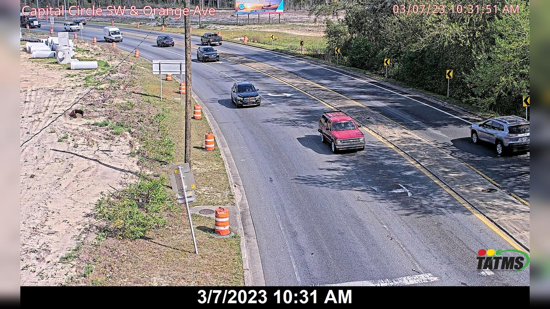 Traffic Cam Tallahassee: Capital Circle SW at Orange Ave Player
