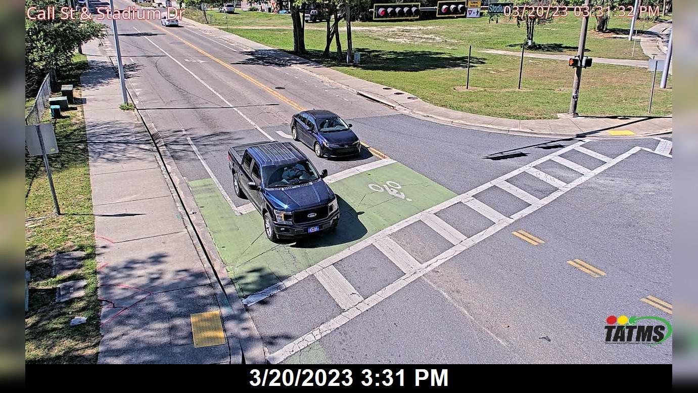 Traffic Cam Tallahassee: Call St at Stadium Dr Player