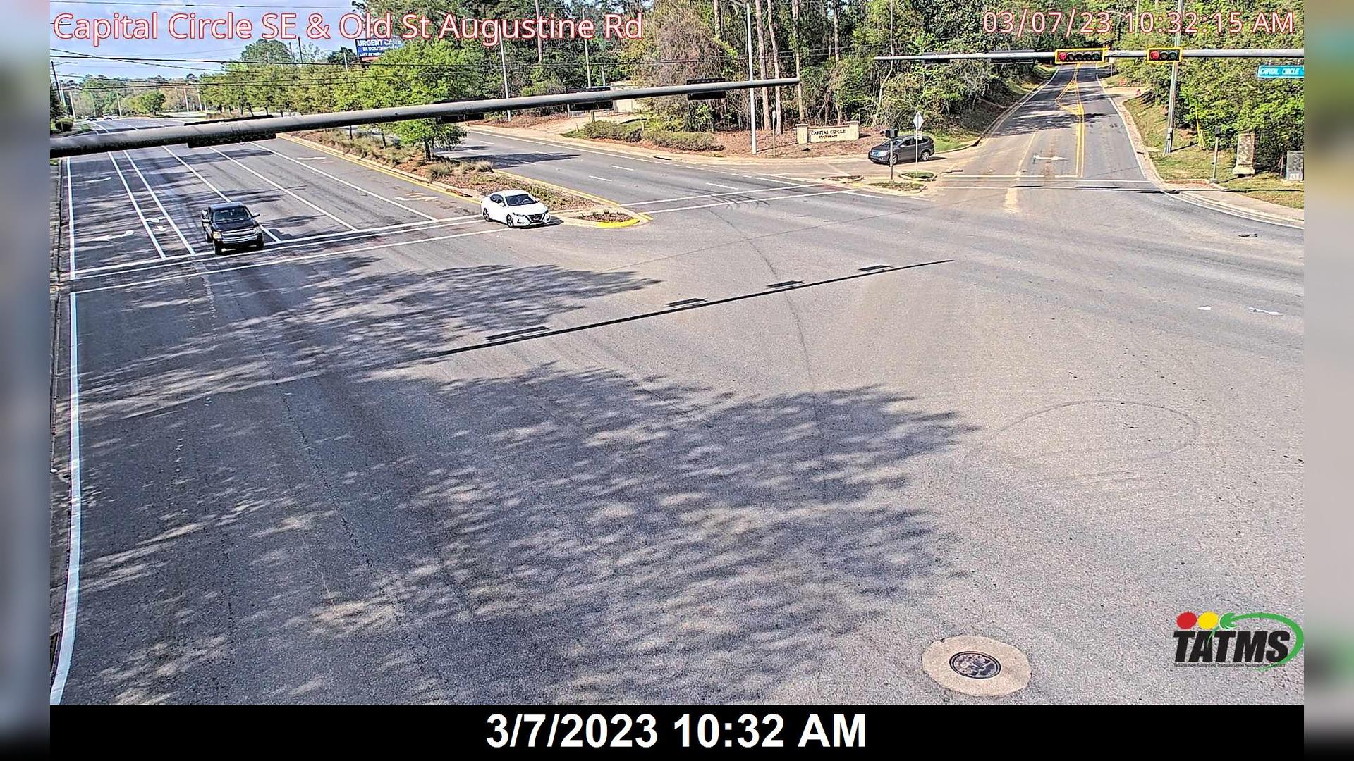 Traffic Cam Tallahassee: Capital Circle SE at Old St Augustine Rd Player
