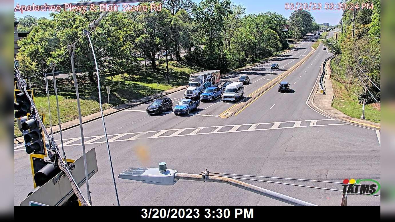 Traffic Cam Tallahassee: Apalachee Pkwy at Blair Stone Rd Player
