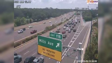 Traffic Cam Orlando: SR-408 E of Mills Ave Player