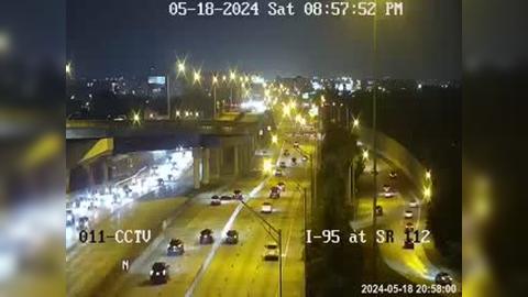 Traffic Cam Miami: I-95 at SR-112 Player