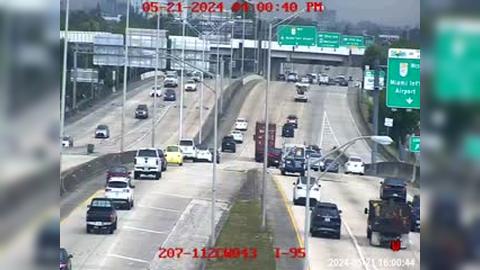Traffic Cam Miami: 207) SR-112 at I-95 Player