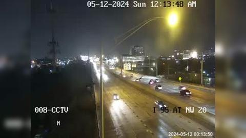 Miami: I-95 at Northwest 20th Street Traffic Camera