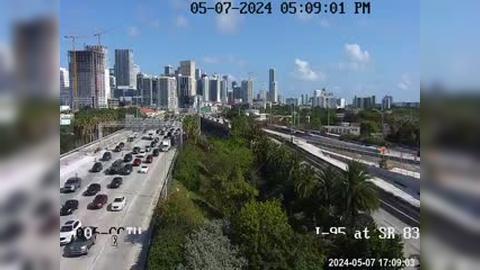 Miami: I-95 at Northwest 13th Street Traffic Camera