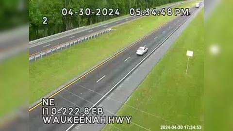 Traffic Cam Monticello: I10-MM 222.8 EB-Waukeenah Hwy Player