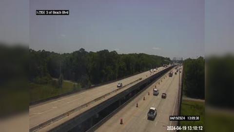 Jacksonville: I-295 E S of US-90 - Beach Blvd Traffic Camera