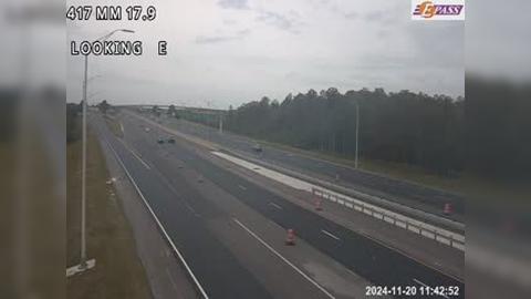 Traffic Cam Orlando: SR-417 N of Boggy Creek Rd Player