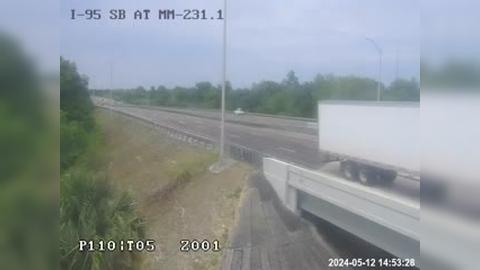 Scottsmoor: I-95 @ MM 231.1 SB Traffic Camera
