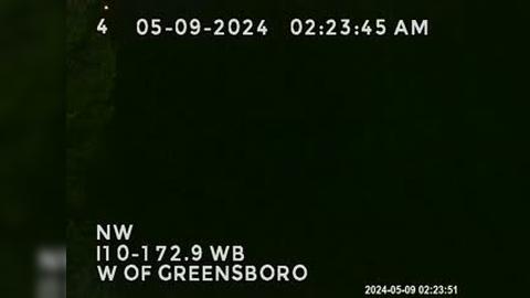 Greensboro: I10-MM 172.9WB-W of Traffic Camera