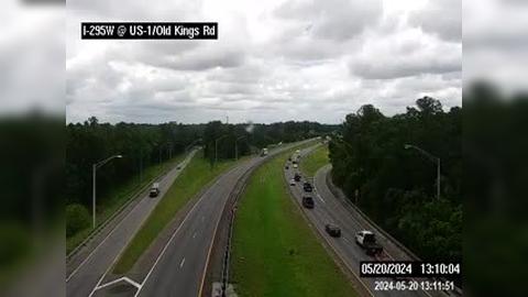 Traffic Cam Jacksonville: I-295 W S of US-1 - New Kings Rd Player
