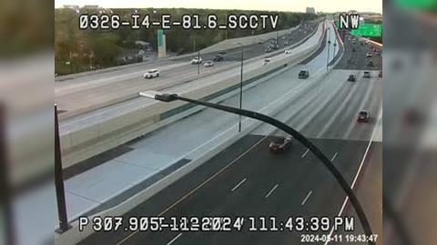 Traffic Cam Orlando: I-4 @ MM 81.6-SECURITY EB Player