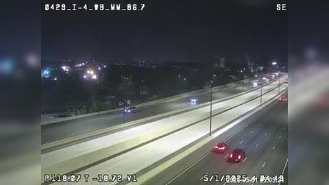 College Park: I-4 @ MM 86.7-SECURITY WB Traffic Camera