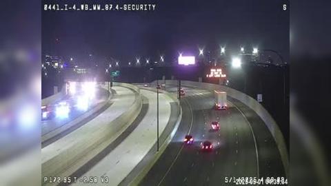 Fairview Shores: I-4 @ MM 87.4-SECURITY WB Traffic Camera