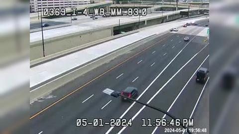 Traffic Cam Orlando: I-4 @ MM 83.0-SECURITY WB Player