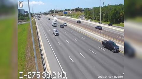 Traffic Cam Tampa: I-275 at Ward St Player