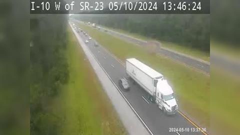 Traffic Cam Jacksonville: I-10 W of SR-23 Player