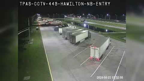 Traffic Cam Camps Still: TPAS-20621: I-75 NB Hamilton Weigh Station B Player