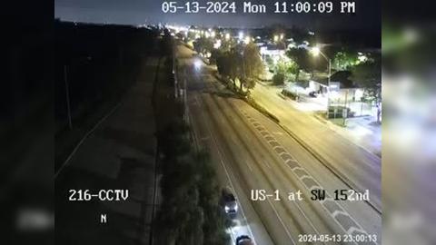 Traffic Cam Palmetto Bay: US-1 at Southwest 152nd Street Player