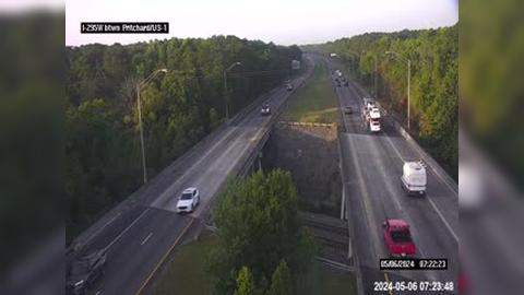 Jacksonville: I-295 W btwn US-1 - Pritchard Rd Traffic Camera