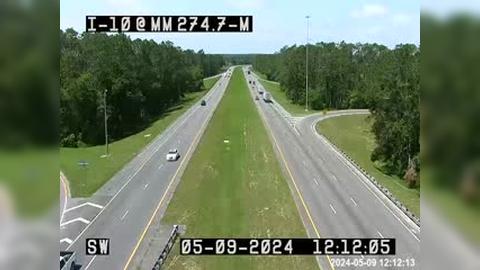 Traffic Cam Dickert: I-10 @ US-90 (Exit 275) Player