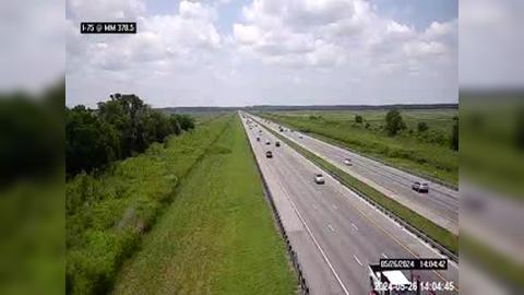Kirkwood: I-75 @ MM 378.5 - Paynes Prairie South Traffic Camera