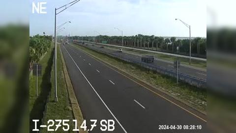 Traffic Cam Saint Petersburg: I-275 S of North Toll Player
