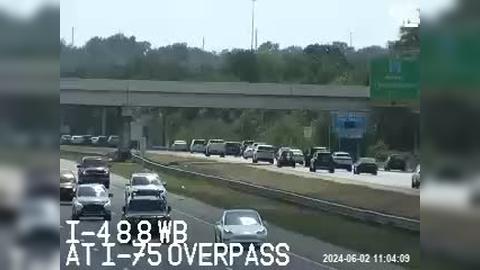 Traffic Cam Kennedy Hill: I-4 at I-75 Overpass Player