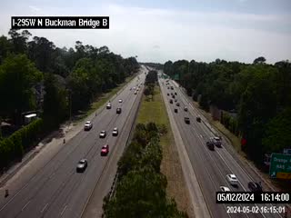 I-295 W at N Buckman Bridge Traffic Camera