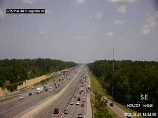 Traffic Cam I-295 W at Old St Augustine Rd Player