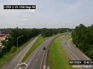 Traffic Cam I-295 W S of US-1 / New Kings Rd Player