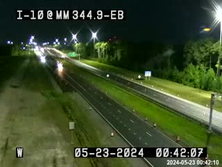 I-10 E of US-301 Traffic Camera