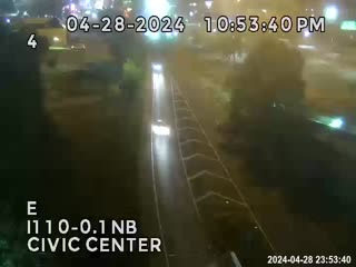 I-110-MM 0.1NB-Civic Center Traffic Camera