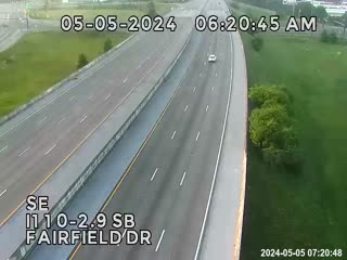 I-110-MM 2.7SB-Fairfield Dr Traffic Camera