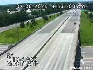 I-110-MM 4.0SB-Brent Lane Traffic Camera