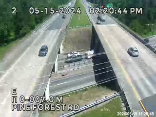 I-10-MM 007.0M-Pine Forest Rd Traffic Camera