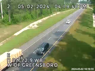 Traffic Cam I-10-MM 172.9WB-W of Greensboro Player