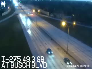 Traffic Cam I-275 at Busch Blvd Player