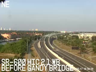 East side of Gandy Bridge Traffic Camera