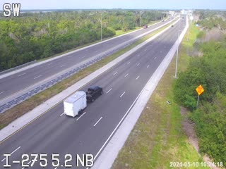 Traffic Cam I-275 N at US 19 to I-275 on-ramp Player