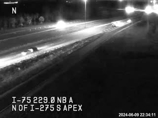 Traffic Cam North of I-275 S Apex Player
