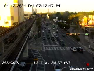 Traffic Cam US-1 at Southwest 27th  Avenue Player