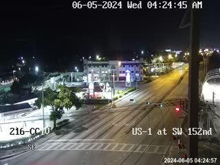 Traffic Cam US-1 at Southwest 152nd Street Player