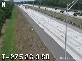 Traffic Cam I-275 N of 54th Ave N Player