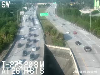 Traffic Cam I-275 median at 28th St S Player