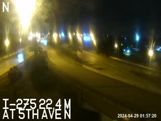 Traffic Cam I-275 median at 5th Ave N Player