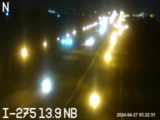 Traffic Cam I-275 N at 13.9 NB Player