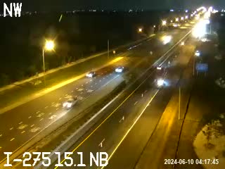 Traffic Cam I-275 NB at North Toll Player